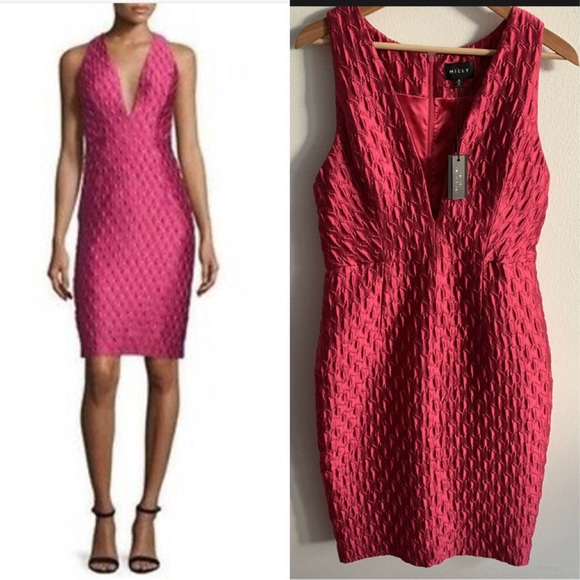 Milly Dresses & Skirts - Milly Callie Pencil Dress In Italian Jacquard